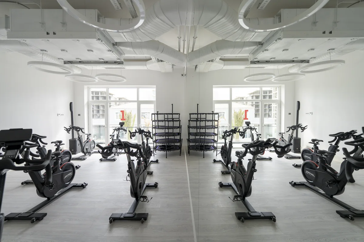 The Fitness Village cycle studio